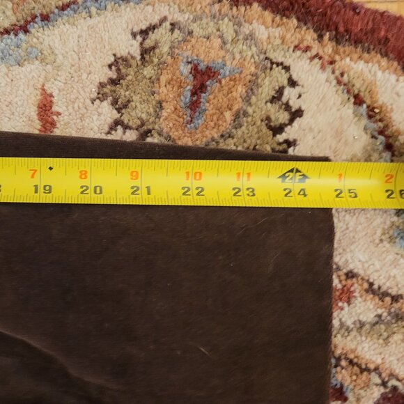 Coco & Tashi Chocolate Brown Military Style Velvet Jacket - Large - Picture 6 of 7